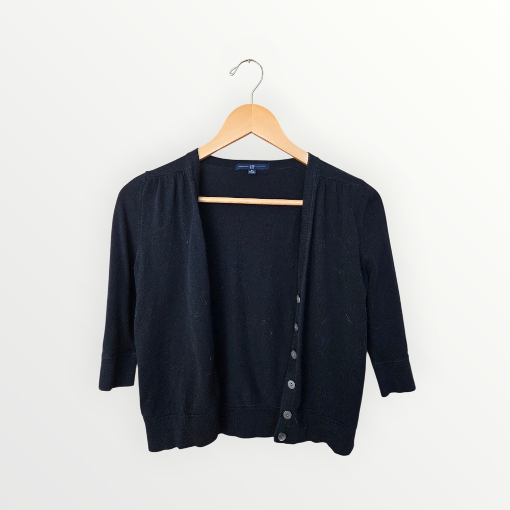GAP Women's Dark Cardigan Sweater